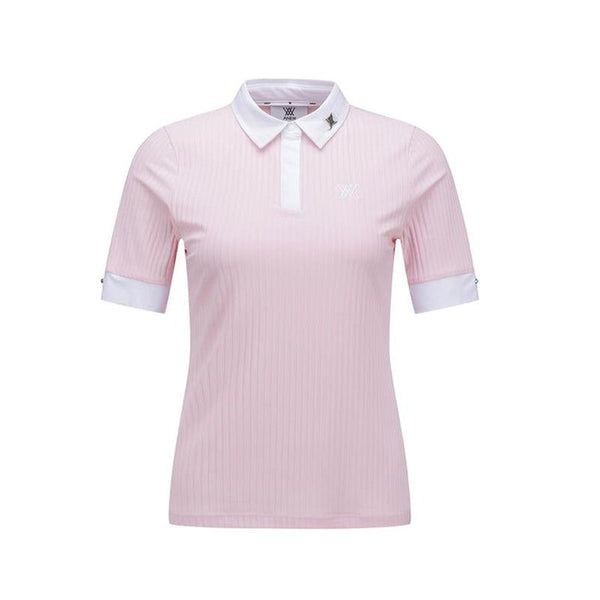 ANEW Women's SM Half Sleeve Short T-Shirt - Light Pink - The Golf Season | One Stop for Your Golf Shopping!