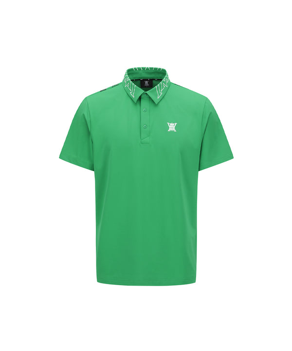ANEW Men's SM New Signature Logo Short T-Shirt - Green - The Golf Season | One Stop for Your Golf Shopping!