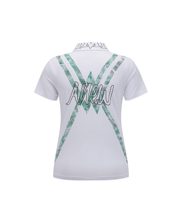 ANEW Women's SM New's Signature Logo Short T-Shirt - White - The Golf Season | One Stop for Your Golf Shopping!