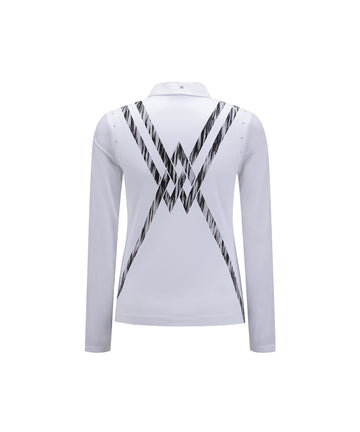 ANEW Golf Women's SP Signature Logo Hybrid Long T-Shirt - The Golf Season | One Stop for Your Golf Shopping!
