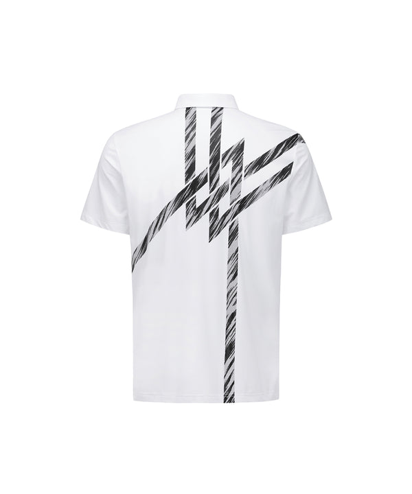 ANEW Men's SM Signature Logo Short T-Shirt - White - The Golf Season | One Stop for Your Golf Shopping!