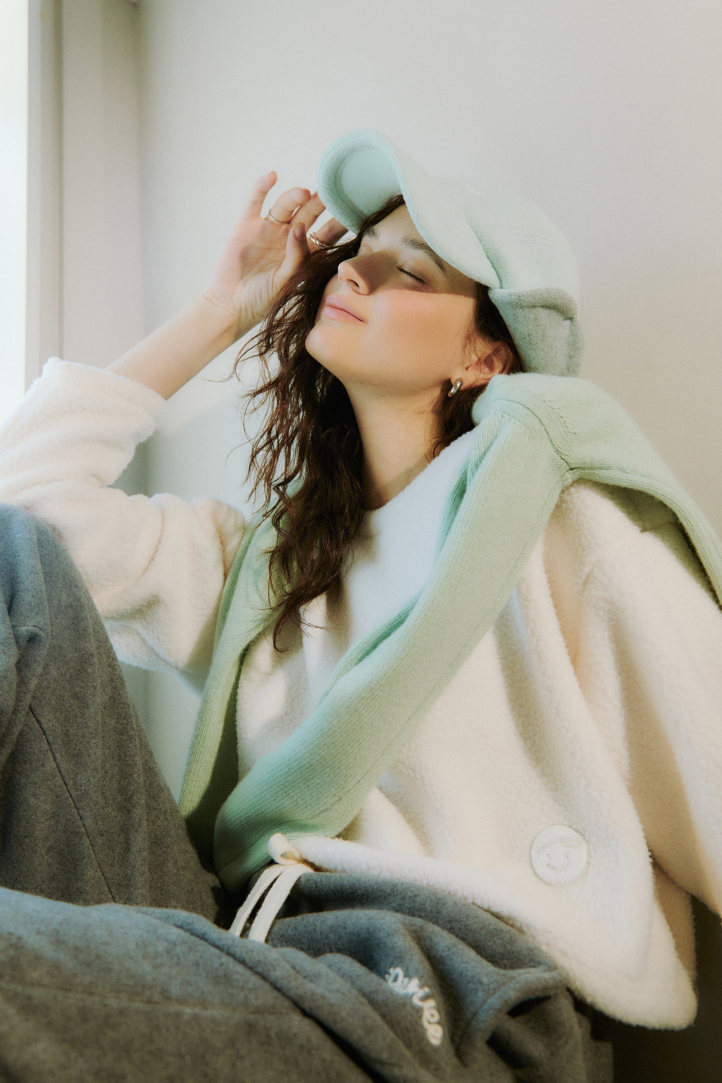 piv'vee fleece earmuffs camp cap - the golf season | one stop for your golf shopping!