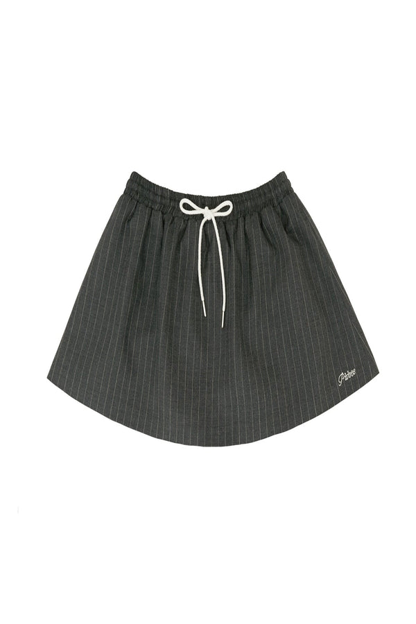 Piv'vee Pinstripe Drawstring Mini Skirt - The Golf Season | One Stop for Your Golf Shopping!