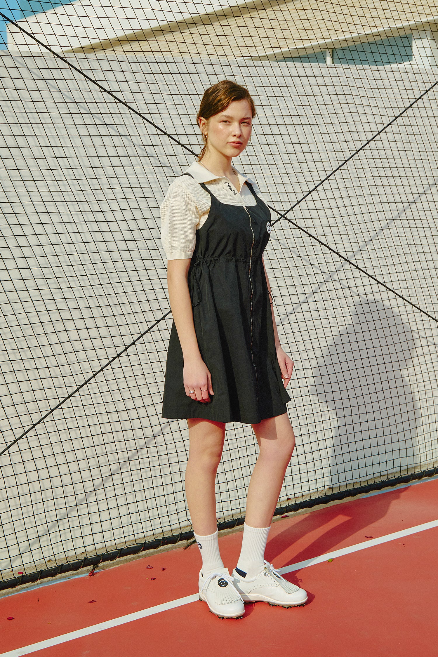 Piv'vee Club Open Collar Knit Top - The Golf Season | One Stop for Your Golf Shopping!