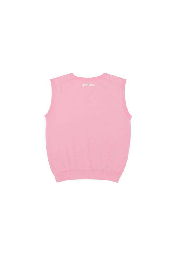 Piv'vee Essential V Neck Knit Vest - The Golf Season | One Stop for Your Golf Shopping!