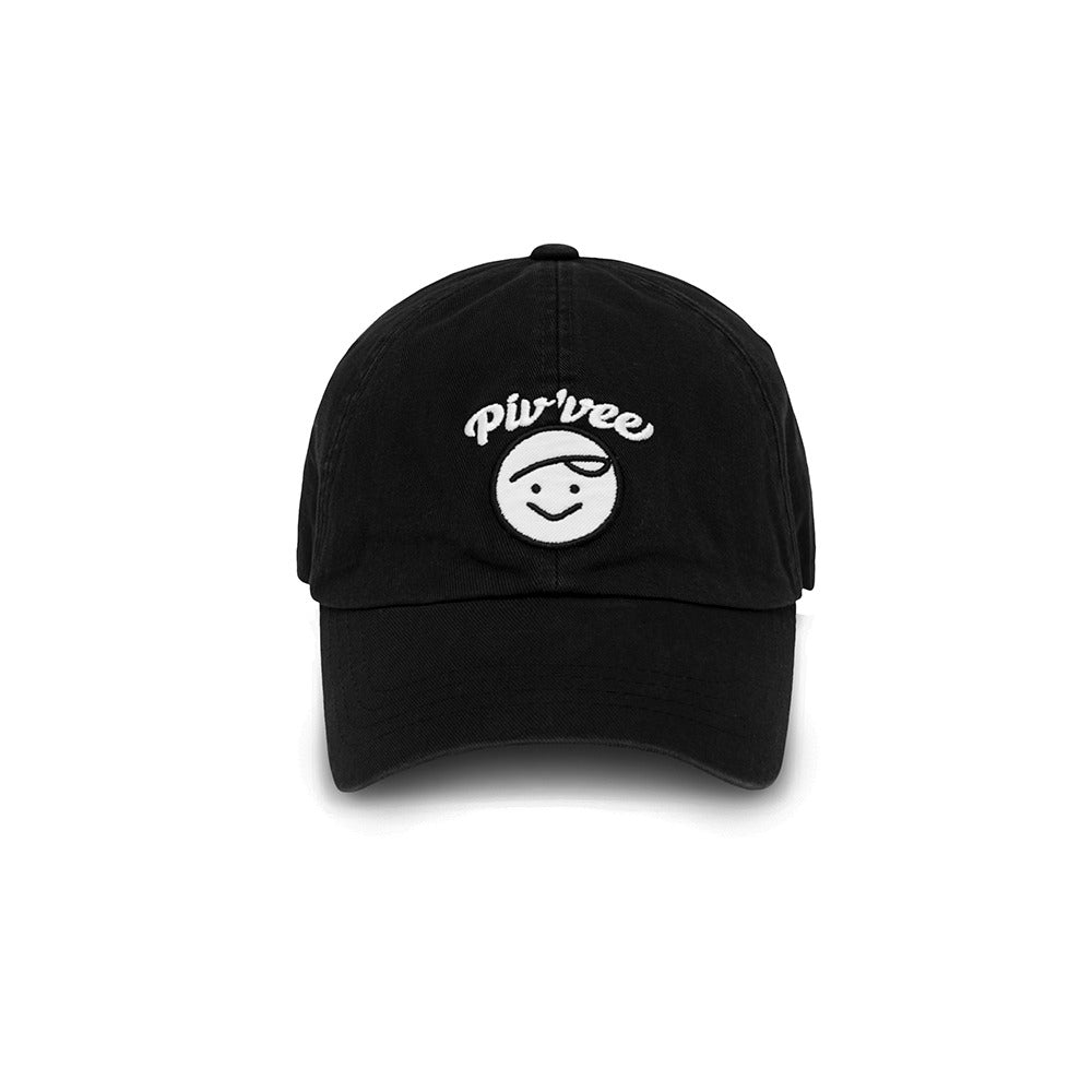 piv'vee calivee applique ball cap-black
