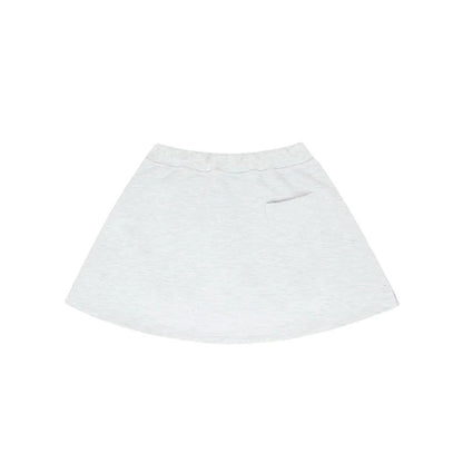 Piv‘vee A Line Sweat Skirt-Snow Grey
