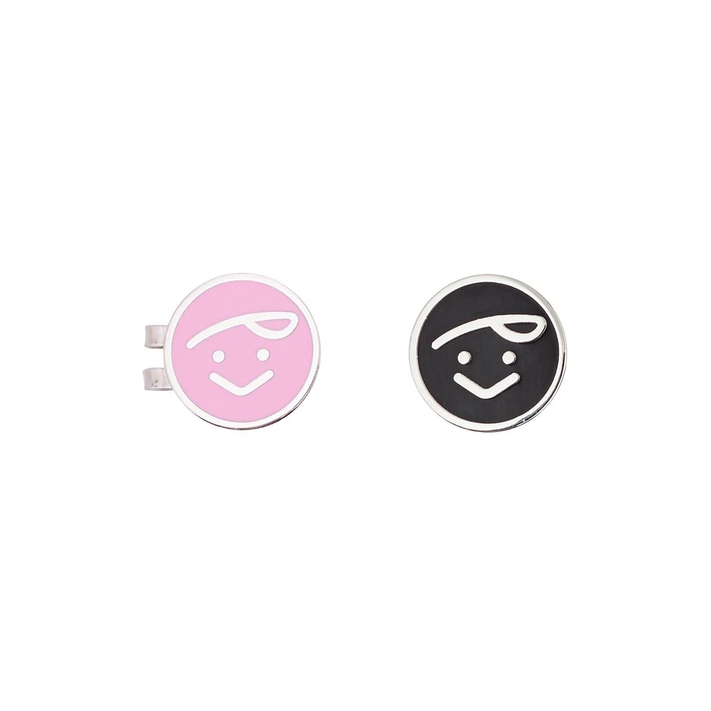 piv'vee ball marker clip set black&pink