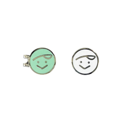 Piv'vee ball marker clip set-White&Mint