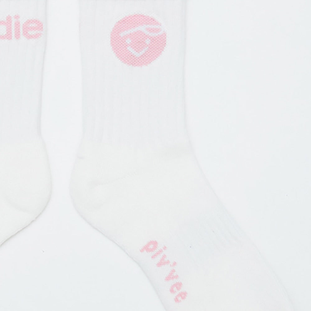 piv'vee birdie socks-peony pink