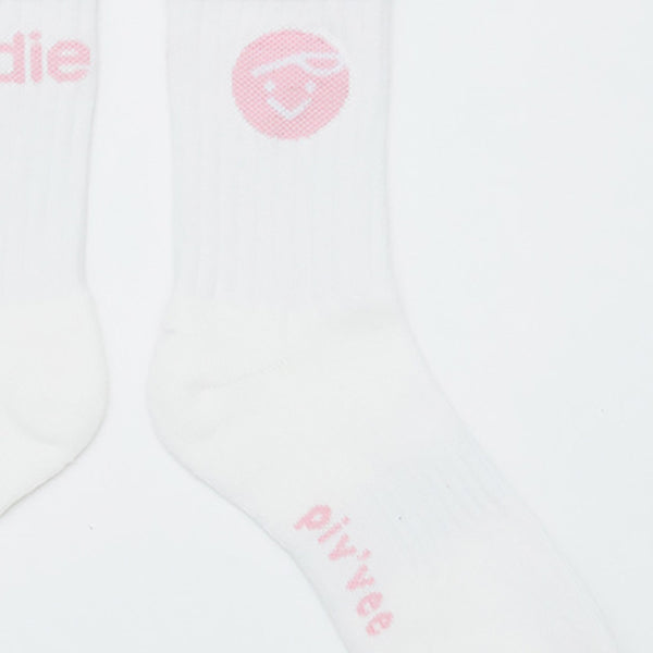 Piv'vee Birdie Socks-Peony Pink