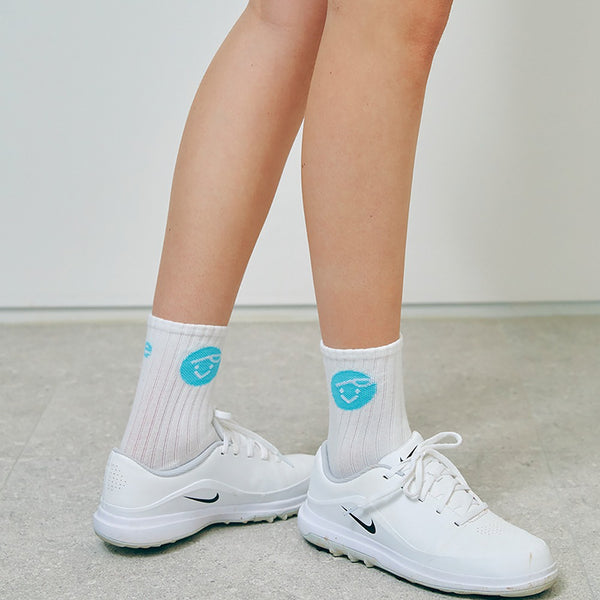 Piv'vee Birdie Socks-Airy Blue