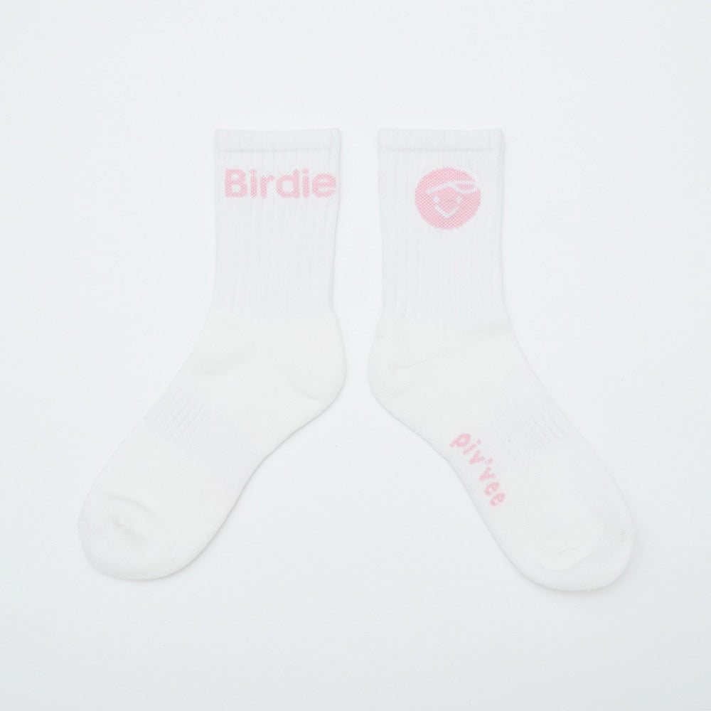 piv'vee birdie socks-peony pink