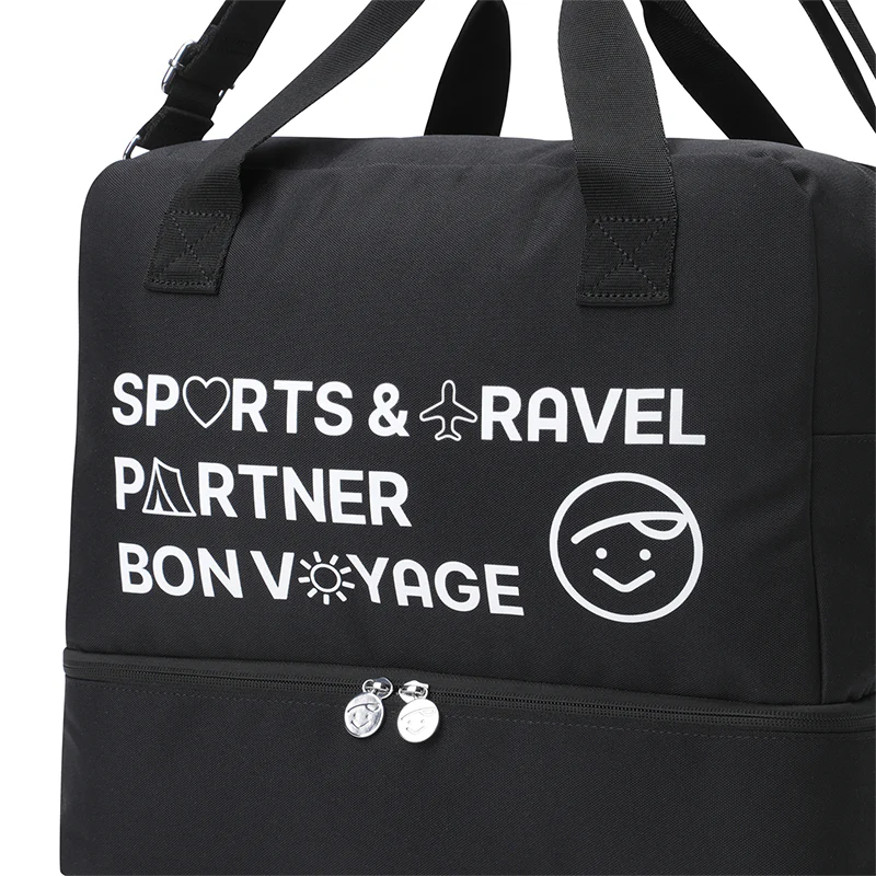 piv'vee bon voyage boston bag - ebony black
