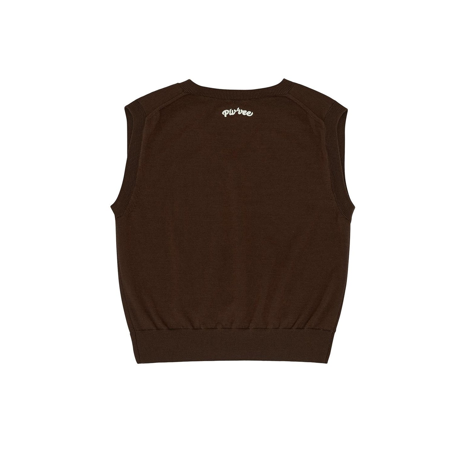 piv'vee classic v neck knit vest