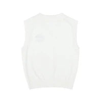 Piv‘vee Cool Cotton Sleeveless Knit Collar Top - Cloud White