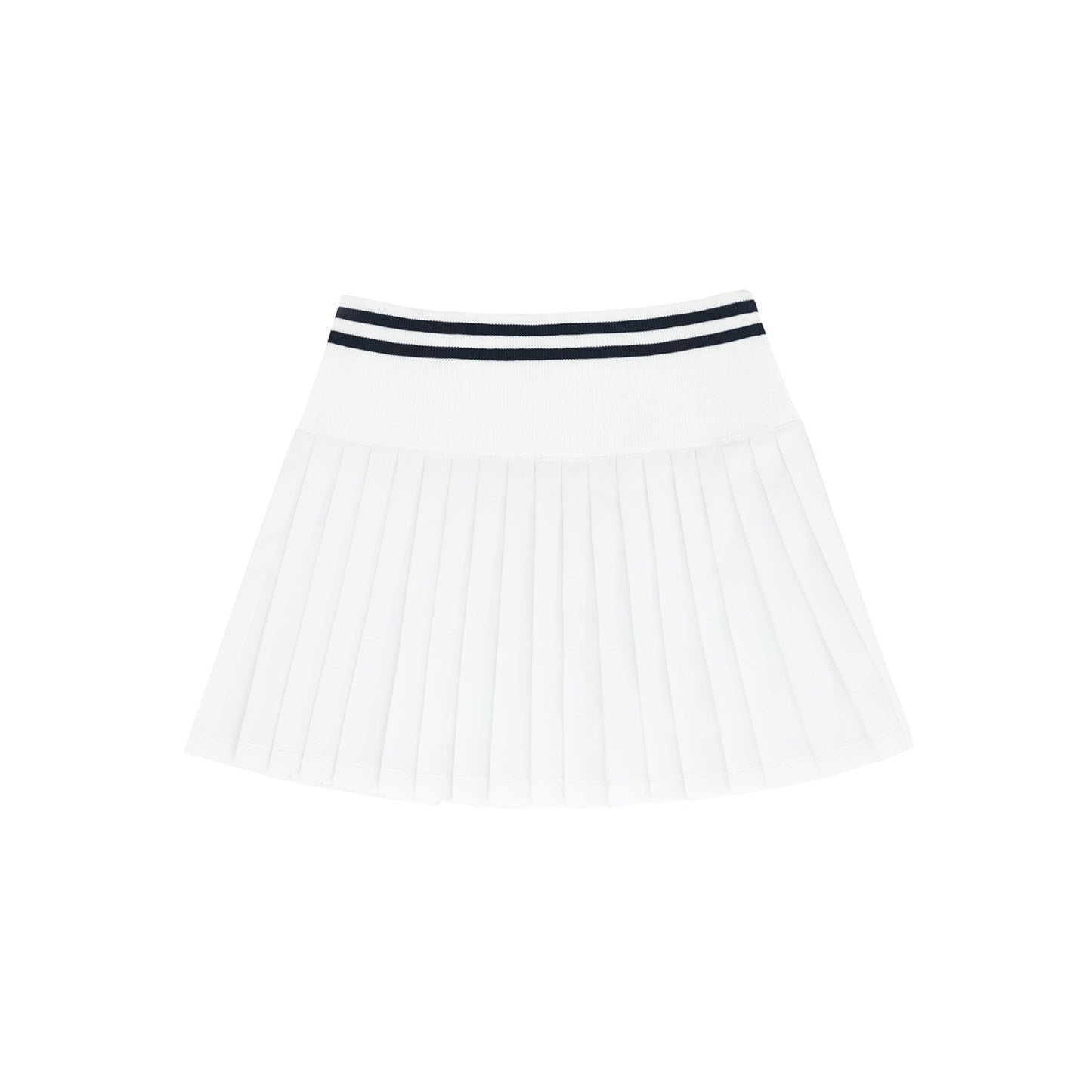 piv'vee hybrid pleated skirt-cloud-white