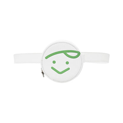 Piv'vee pouch bag-Cloud white&Apple green