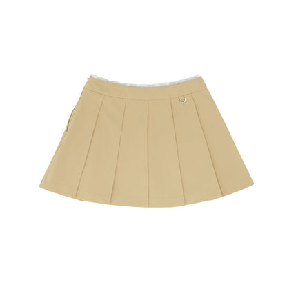 Piv‘vee Preppy String Pleated Skirt