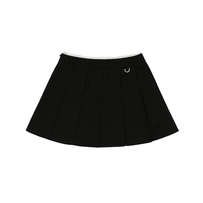 Piv‘vee Preppy String Pleated Skirt