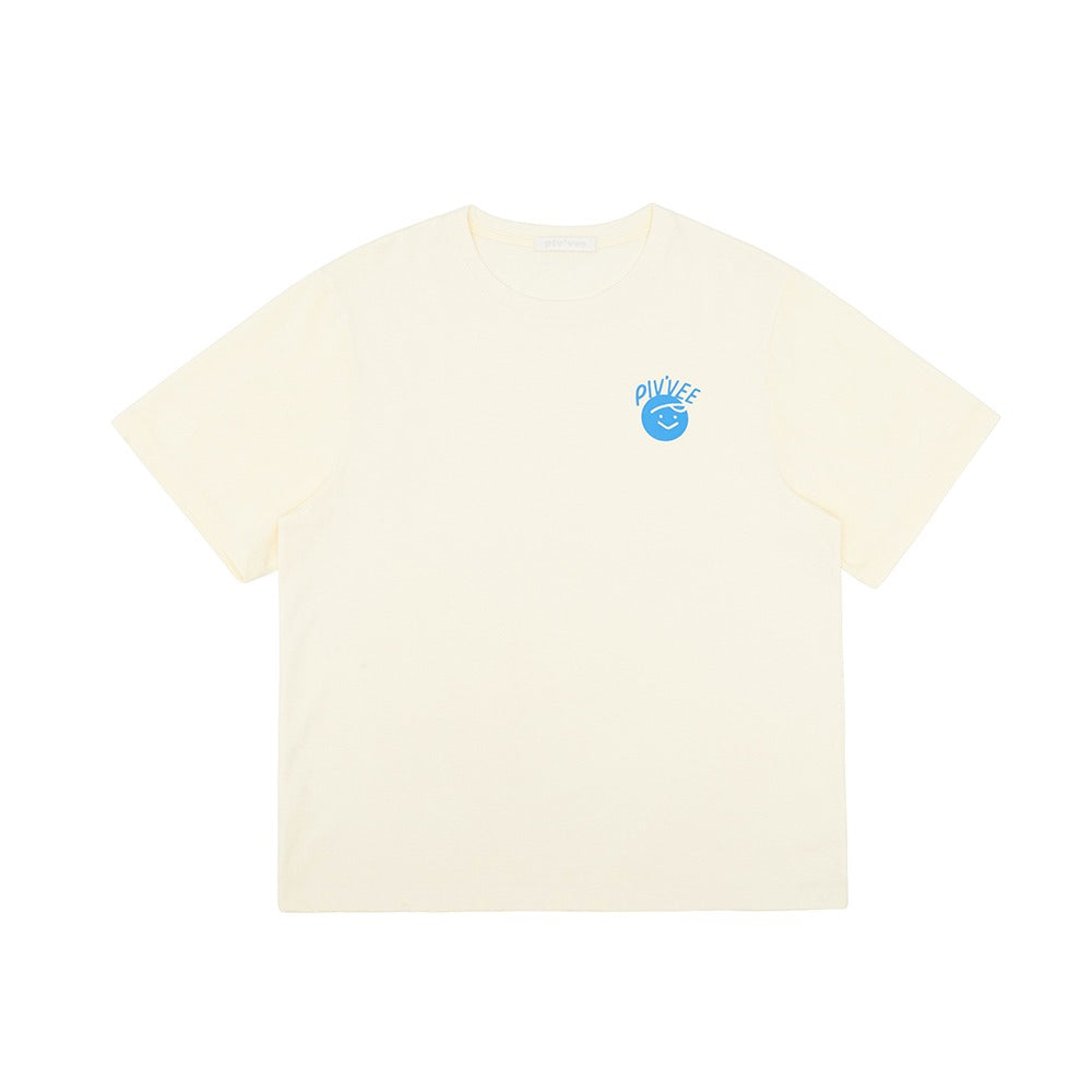piv‘vee smiley boxy t-shirt - 2 colors