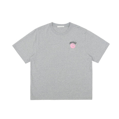 Piv‘vee Smiley Boxy T-shirt - 2 Colors