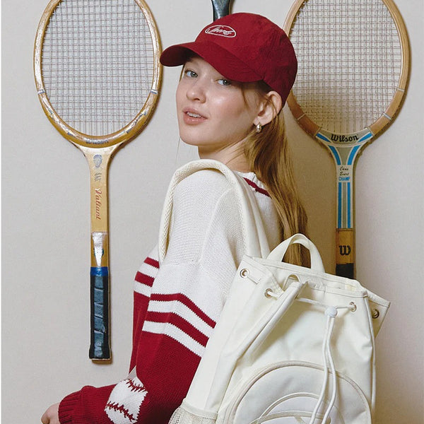 Piv'vee Sports Nylon Ball Cap-Wine Red
