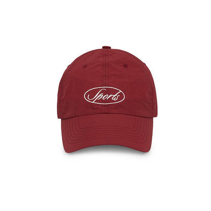 Piv'vee Sports Nylon Ball Cap-Wine Red