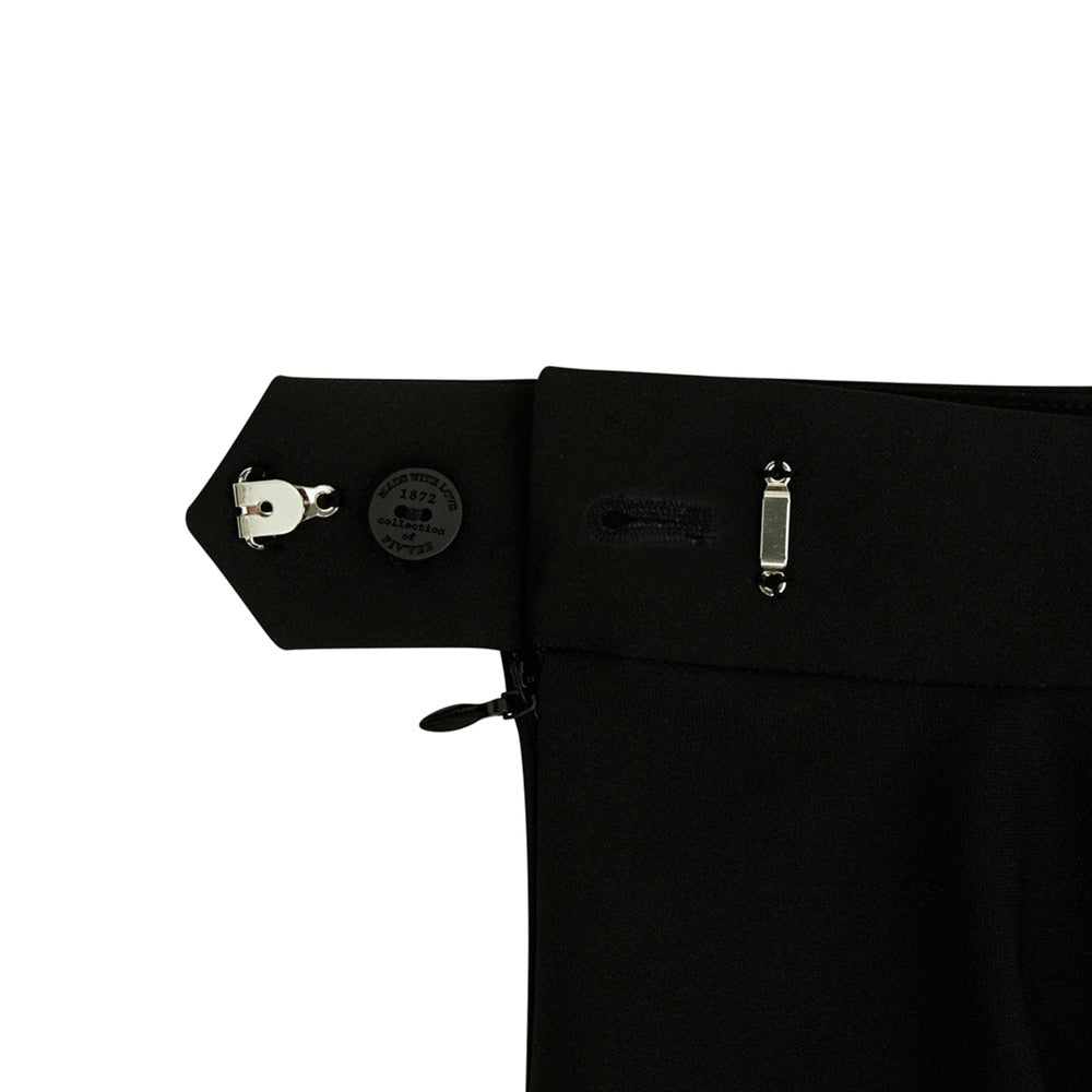piv‘vee waved edge skirt-ebony black