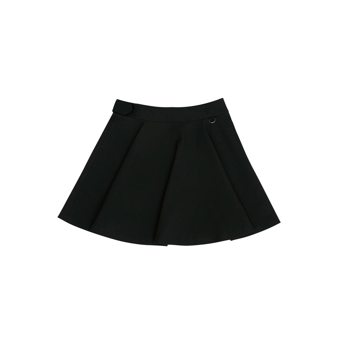 piv‘vee waved edge skirt-ebony black