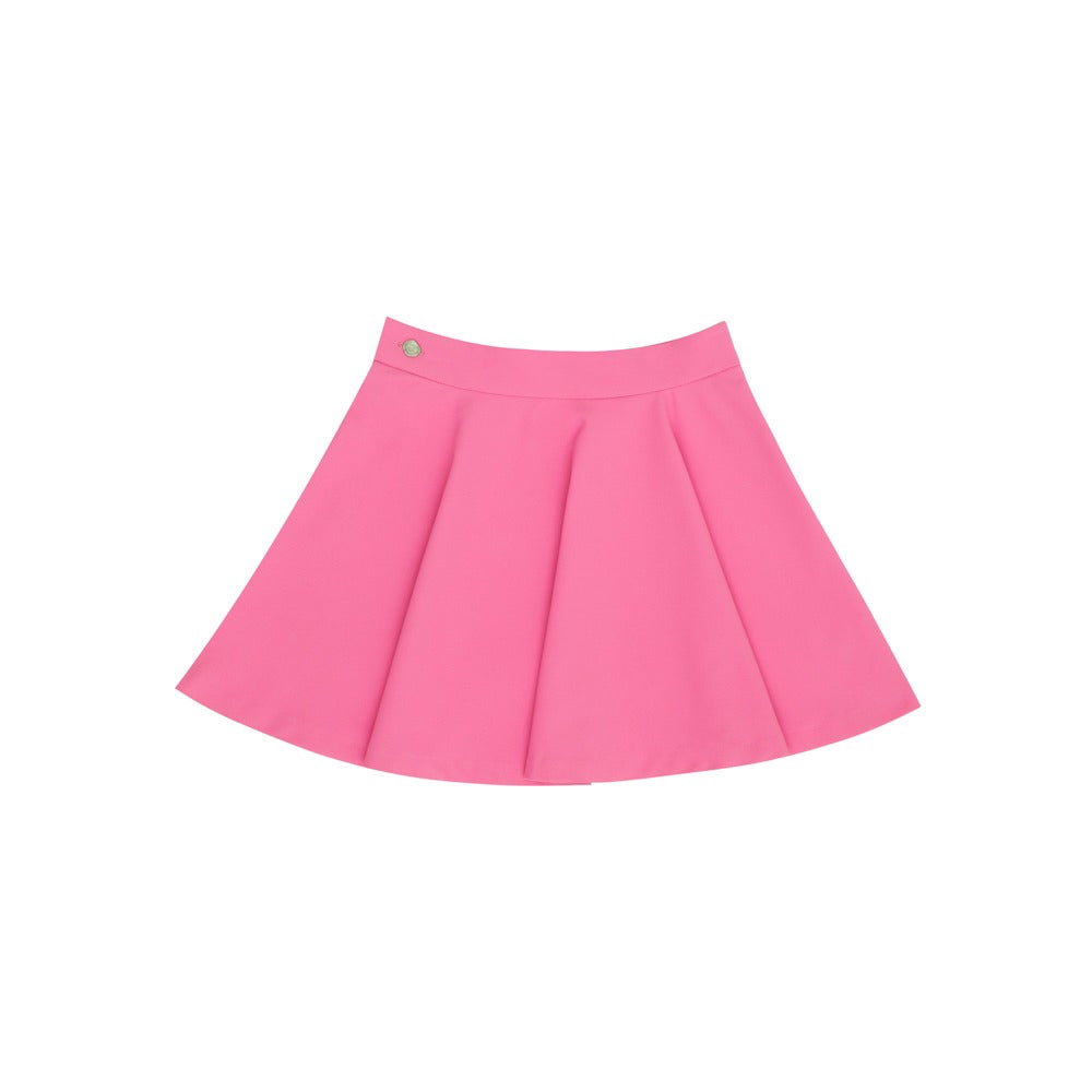 piv‘vee waved edge skirt-flamingo pink