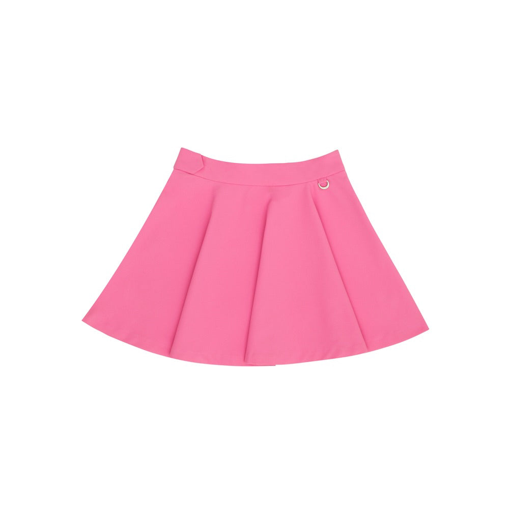 piv‘vee waved edge skirt-flamingo pink