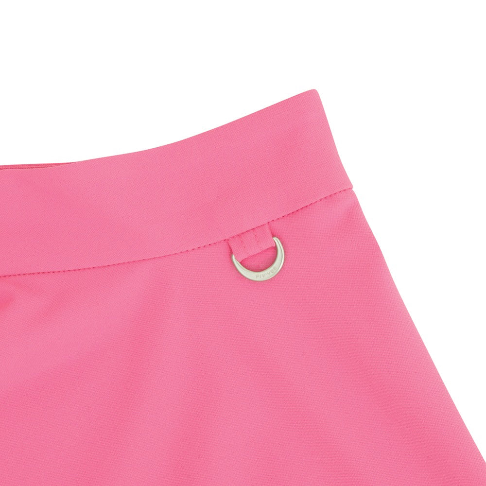 piv‘vee waved edge skirt-flamingo pink
