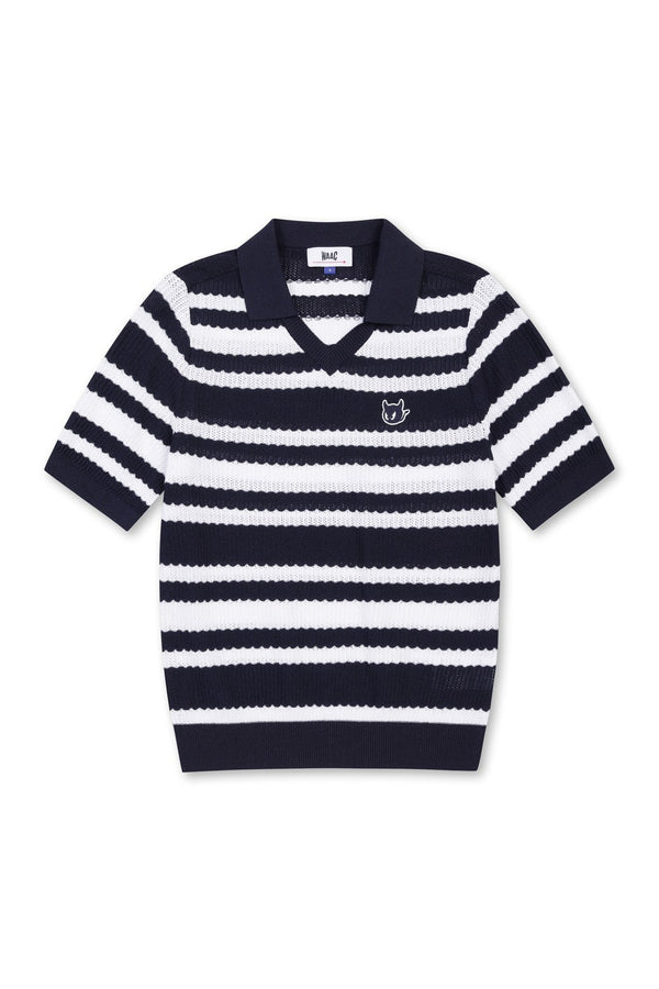WAAC Multi Stripes Knit Polo | Women - The Golf Season | One Stop for Your Golf Shopping!