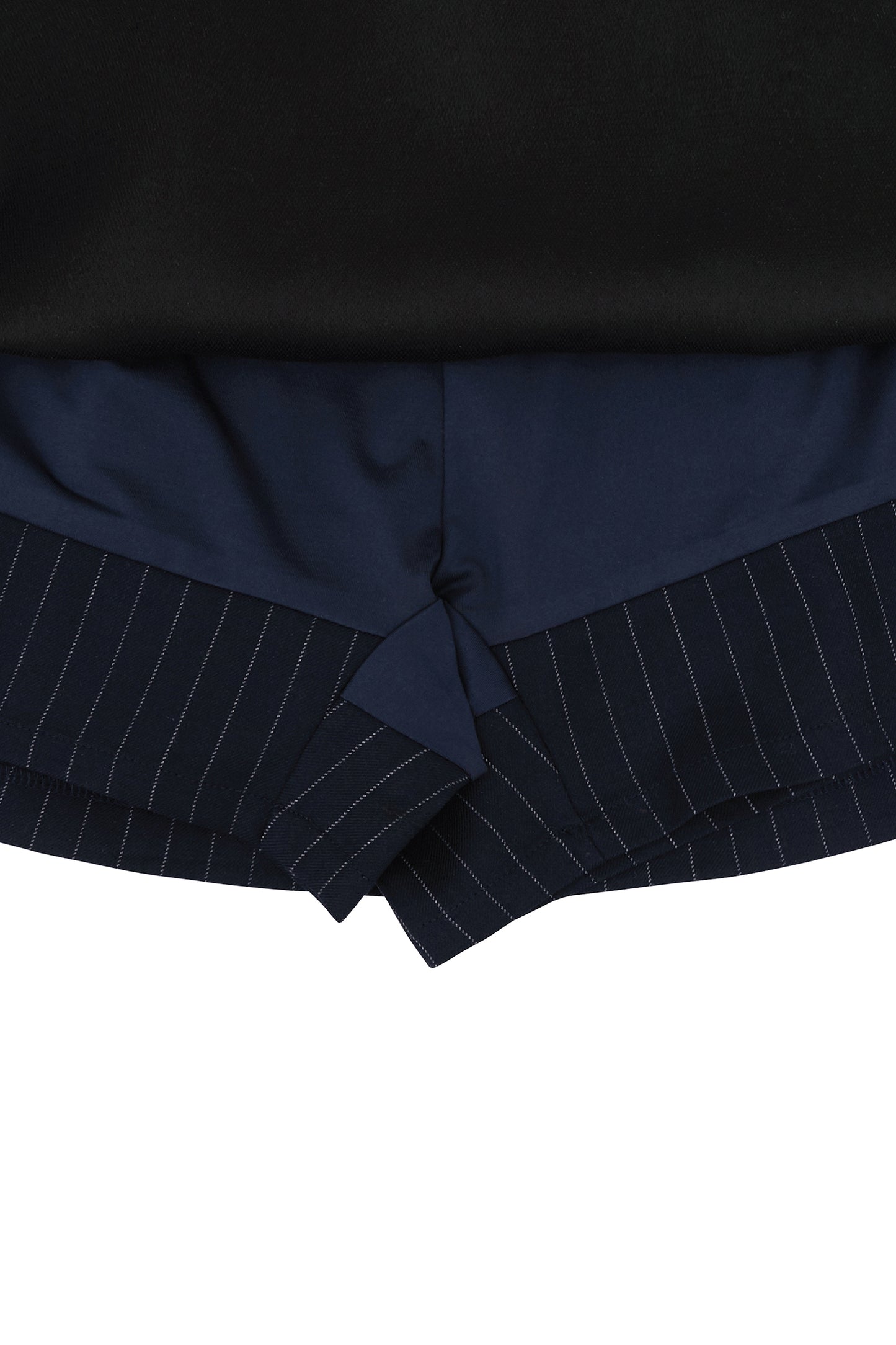 piv'vee pinstripe drawstring mini skirt - the golf season | one stop for your golf shopping!