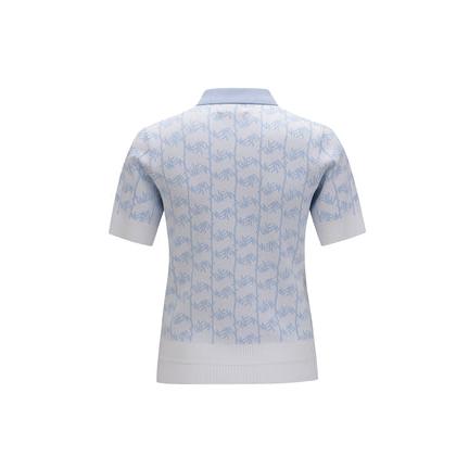 ANEW Golf Women's SM Logo Pattern Short Sleeve Sweater - The Golf Season | One Stop for Your Golf Shopping!