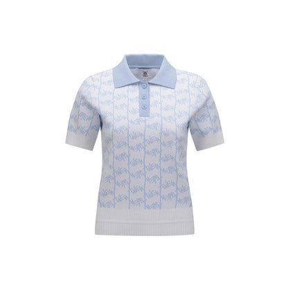 ANEW Golf Women's SM Logo Pattern Short Sleeve Sweater - The Golf Season | One Stop for Your Golf Shopping!