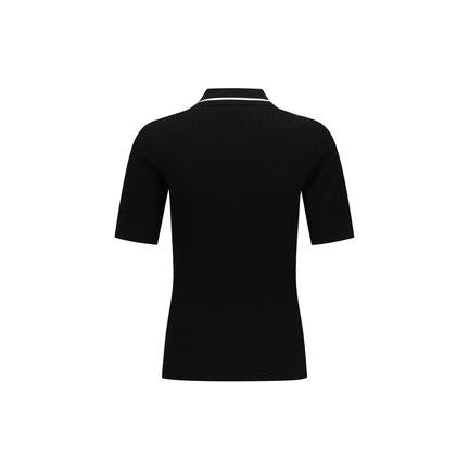 ANEW Golf Women's SM Stripe Texture Short Sleeve Sweater - The Golf Season | One Stop for Your Golf Shopping!