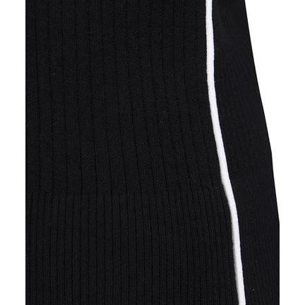 anew golf women's sm stripe texture short sleeve sweater - the golf season | one stop for your golf shopping!