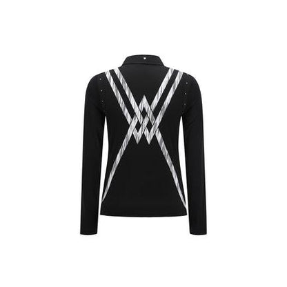 ANEW Golf Women's SP Signature Logo Hybrid Long T-Shirt - The Golf Season | One Stop for Your Golf Shopping!