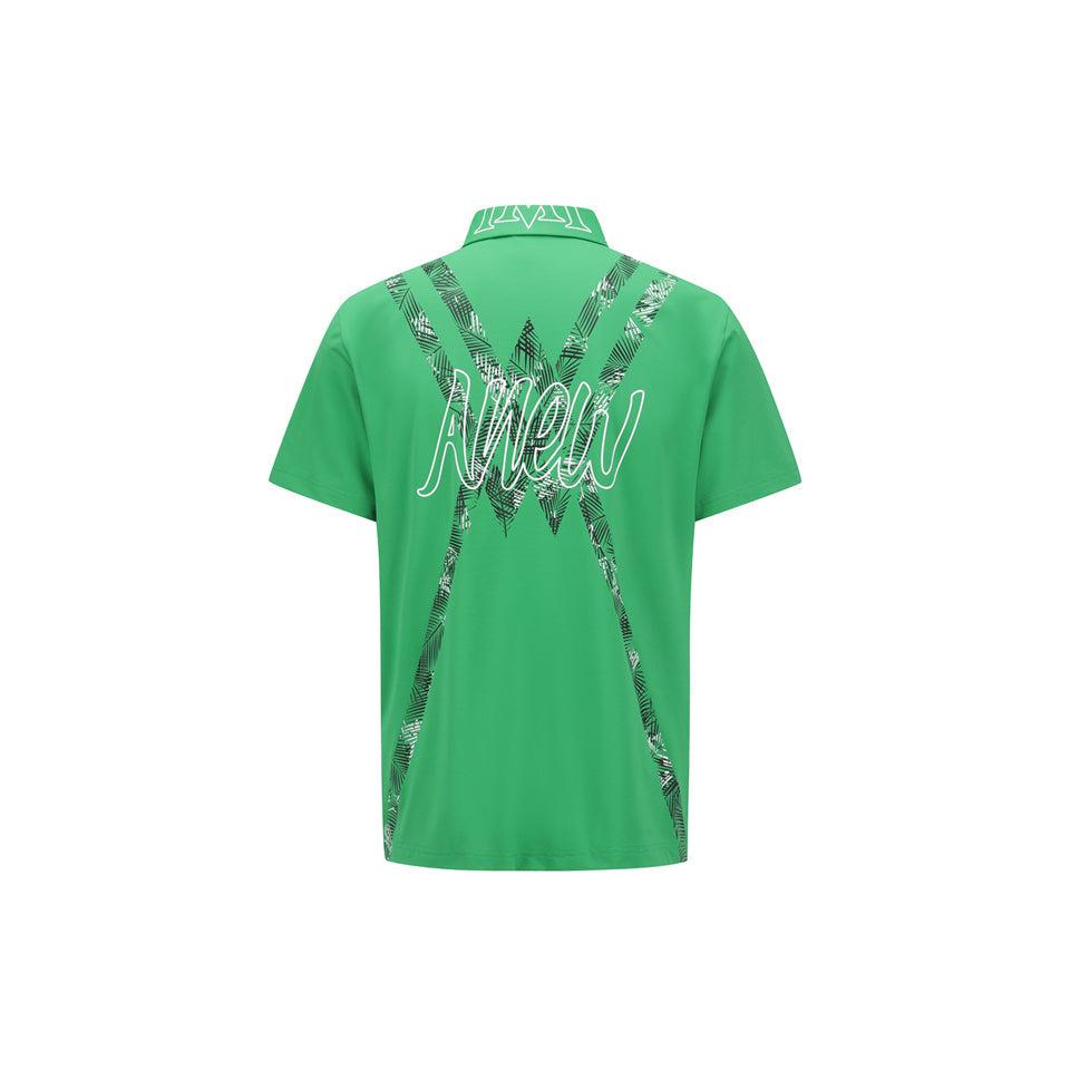 anew men's sm new signature logo short t-shirt - green