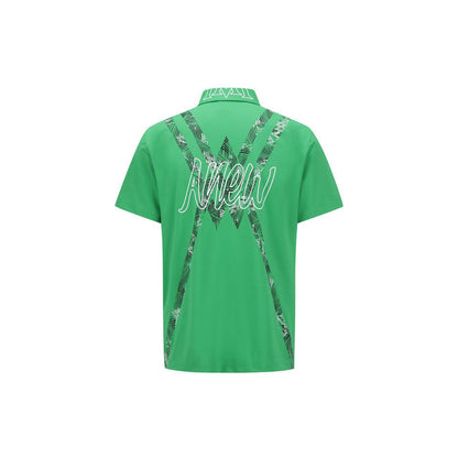 ANEW Men's SM New Signature Logo Short T-Shirt - Green