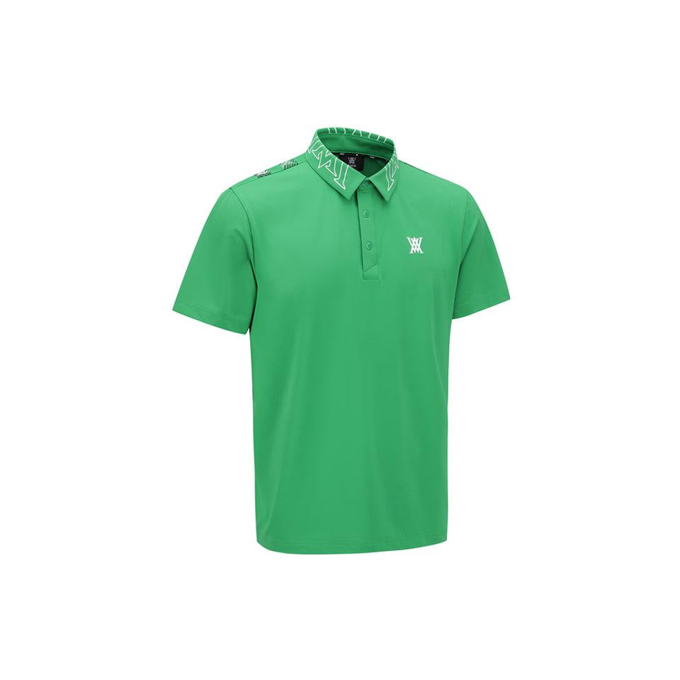 ANEW Men's SM New Signature Logo Short T-Shirt - Green