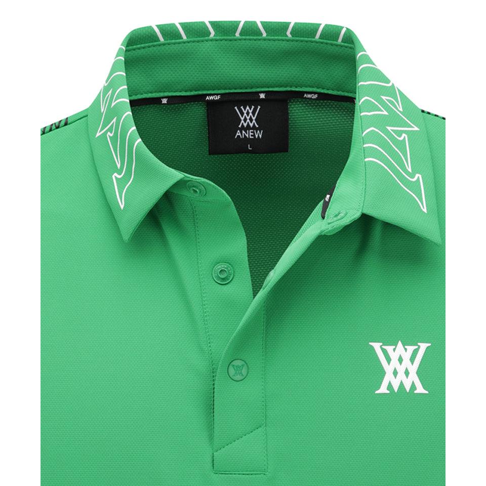 ANEW Men's SM New Signature Logo Short T-Shirt - Green