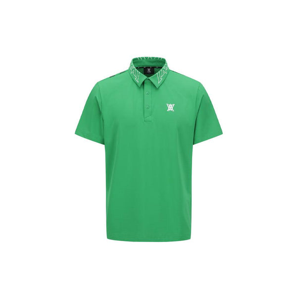 ANEW Men's SM New Signature Logo Short T-Shirt - Green