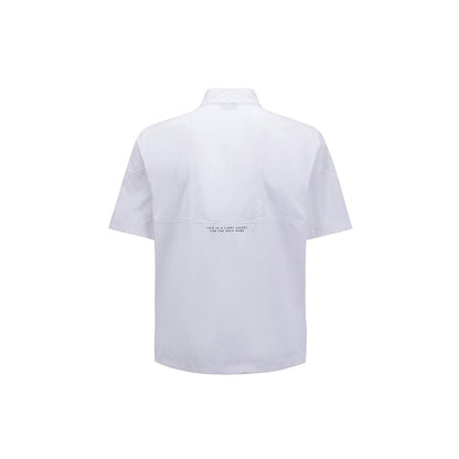 ANEW Men's SM Short Sleeve Anorak Jacket - White