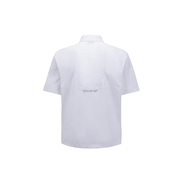 ANEW Men's SM Short Sleeve Anorak Jacket - White