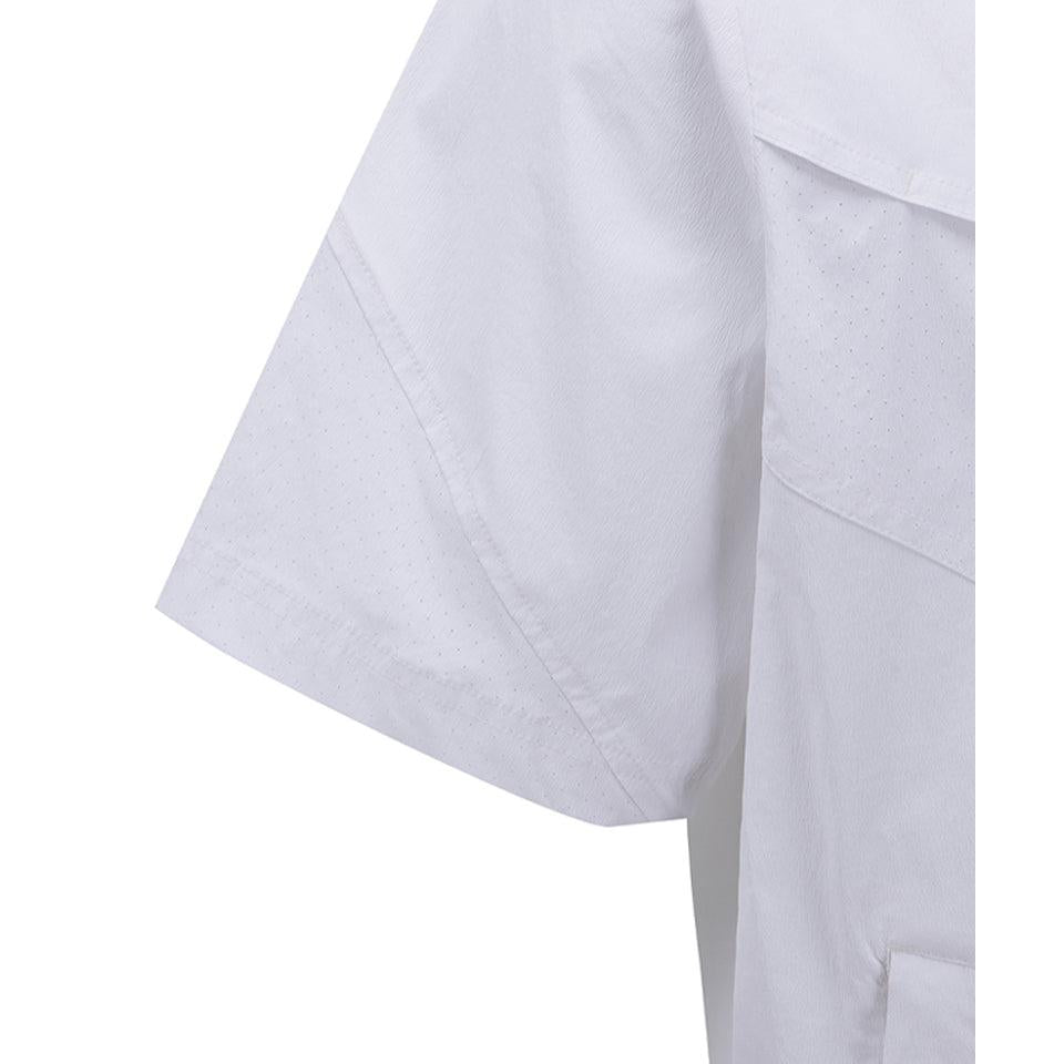 ANEW Men's SM Short Sleeve Anorak Jacket - White