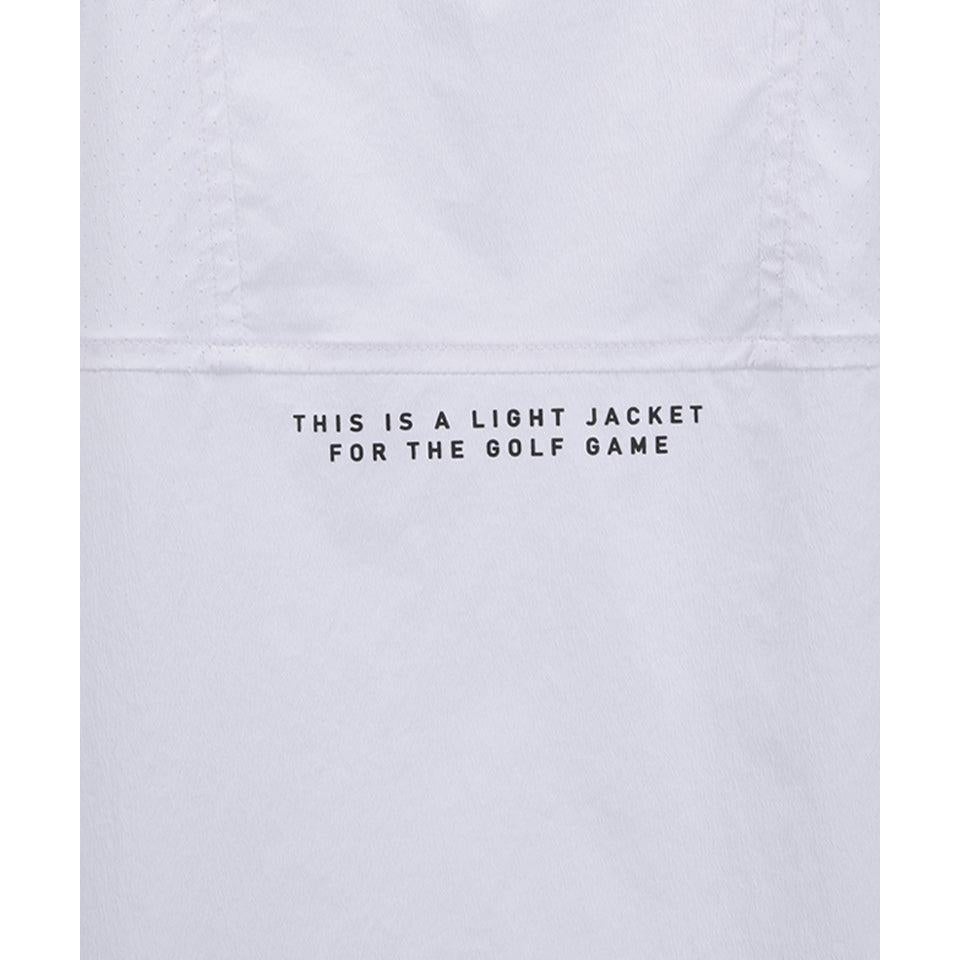 ANEW Men's SM Short Sleeve Anorak Jacket - White