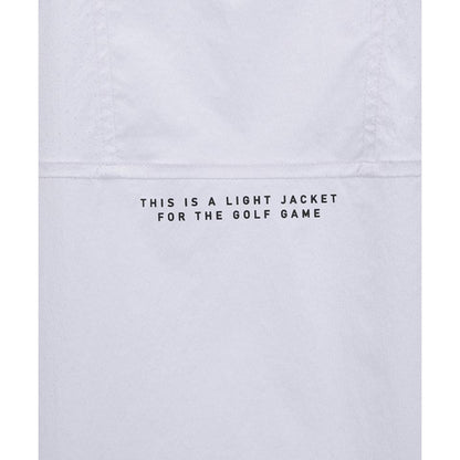 ANEW Men's SM Short Sleeve Anorak Jacket - White